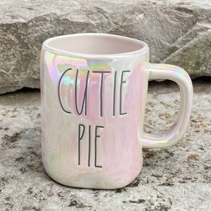 Rae Dunn CUTIE PIE Iridescent Valentine’s Day Mug